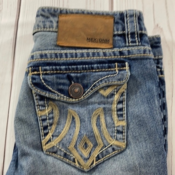 Men's Mek Denim Blue Jeans (28) BQ23 - Picture 3 of 6